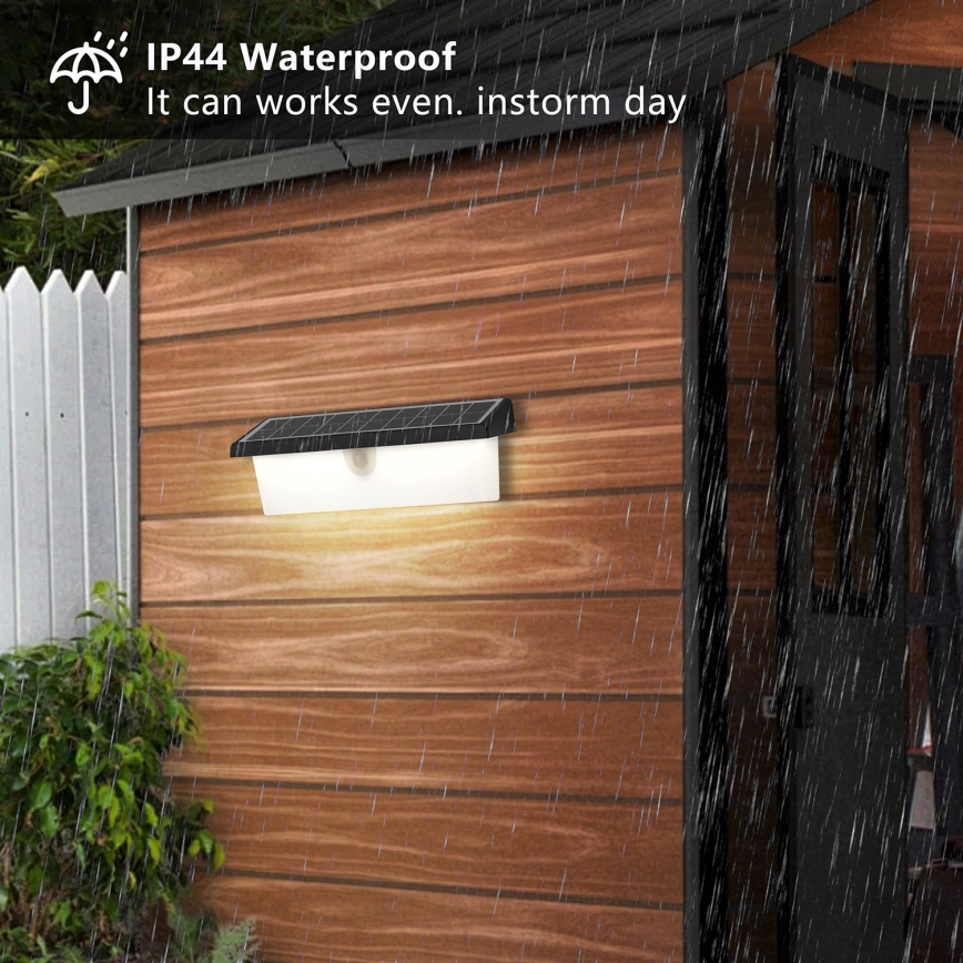 Brilagi - Lámpara solar de pared LED con sensor SUN RAY LED/6W/3,7V 2200 mAh IP44