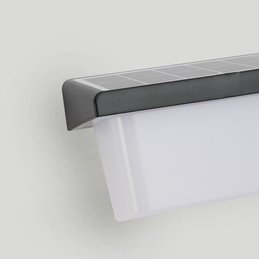 Brilagi - Lámpara solar de pared LED con sensor SUN RAY LED/6W/3,7V 2200 mAh IP44
