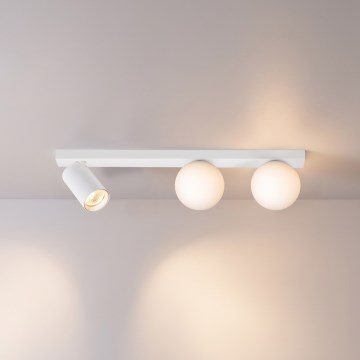 Brilagi - Lámpara spot SELE BALL 1xGU10/30W/230V + 2xG9/10W blanca