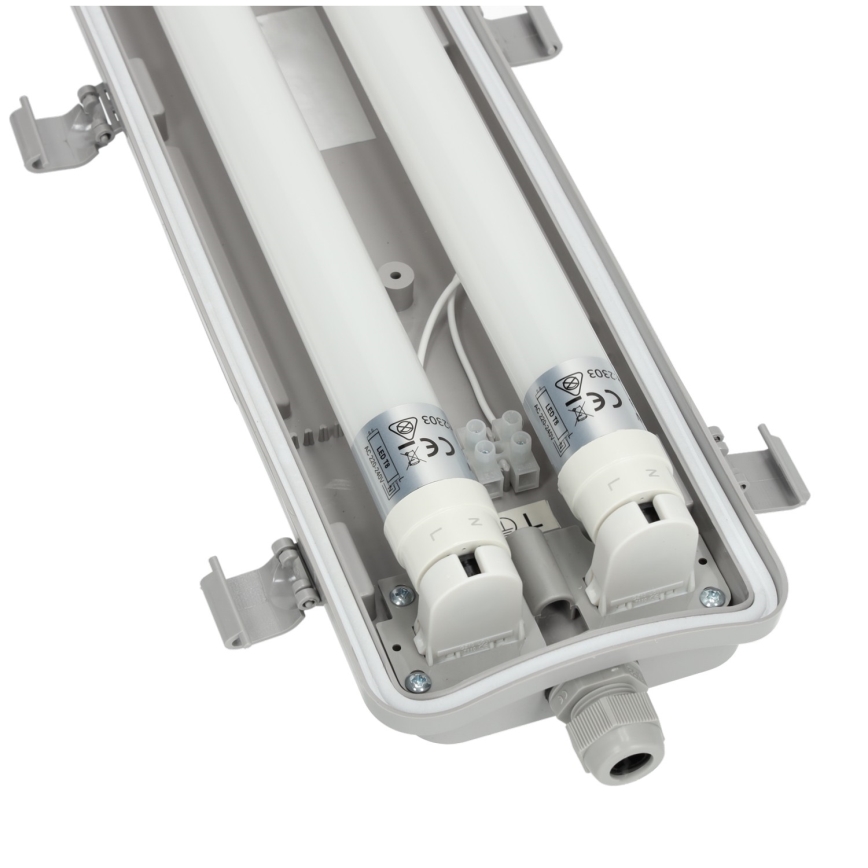 Brilagi - Lámpara técnica LED fluorescente OPTIMA T8 2xG13/18W/230V 4000K IP65 128 cm