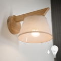 Brilagi - LED  Aplique ANTHONY 1xE14/40W/230V roble/beige