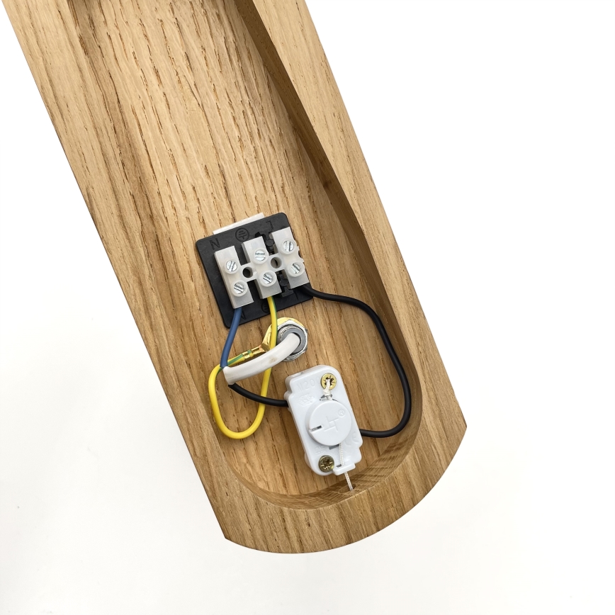 Brilagi - LED Aplique COTTAGE 1xE14/40W/230V roble/marrón