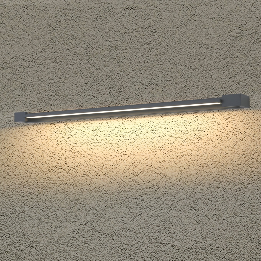 Brilagi - Luminaria de pared LED para exterior AQUA LINE LED/36W/230V 120 cm IP44 antracita CRI 90