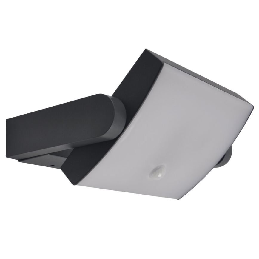 Brilagi - Aplique LED de pared para exterior con sensor ANKLE LED/18W/230V 3000K IP65 antracita