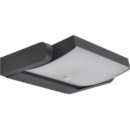 Brilagi - Aplique LED de pared para exterior con sensor ANKLE LED/18W/230V 4000K IP65 antracita