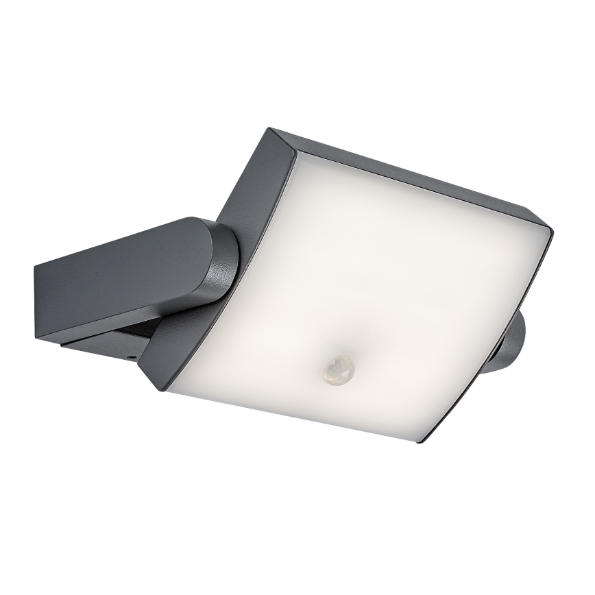 Brilagi - Aplique LED de pared para exterior con sensor ANKLE LED/18W/230V 4000K IP65 antracita