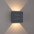 Brilagi -LED Aplique de pared exterior DOUBLERAY LINE LED/6W/230V antracita IP54