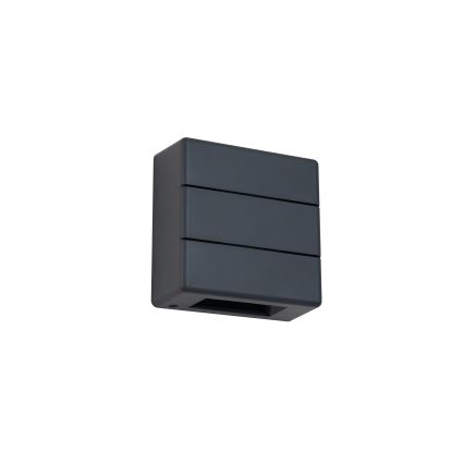 Brilagi -LED Aplique de pared exterior DOUBLERAY LINE LED/6W/230V antracita IP54