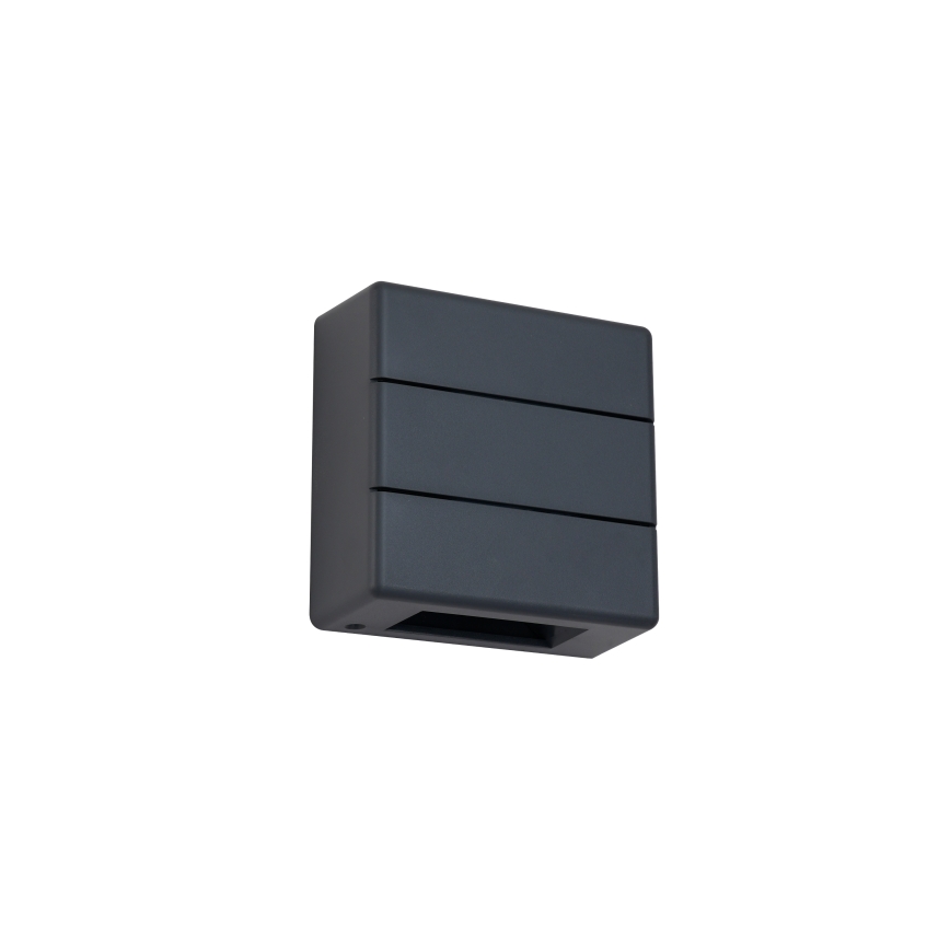 Brilagi -LED Aplique de pared exterior DOUBLERAY LINE LED/6W/230V antracita IP54