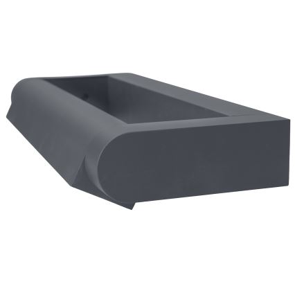 Brilagi - Aplique de pared exterior LED SALERNO LED/12W/230V 35,5 cm antracita IP65