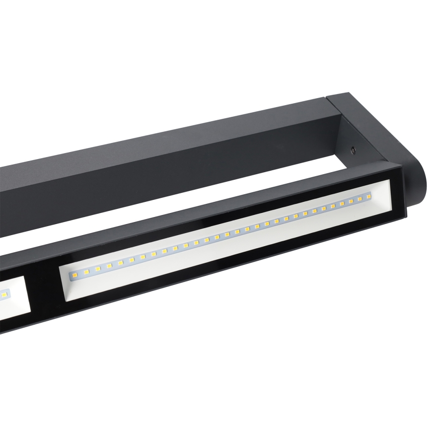 Brilagi - Aplique de pared LED para exterior SALERNO LED/24W/230V 66 cm antracita IP65