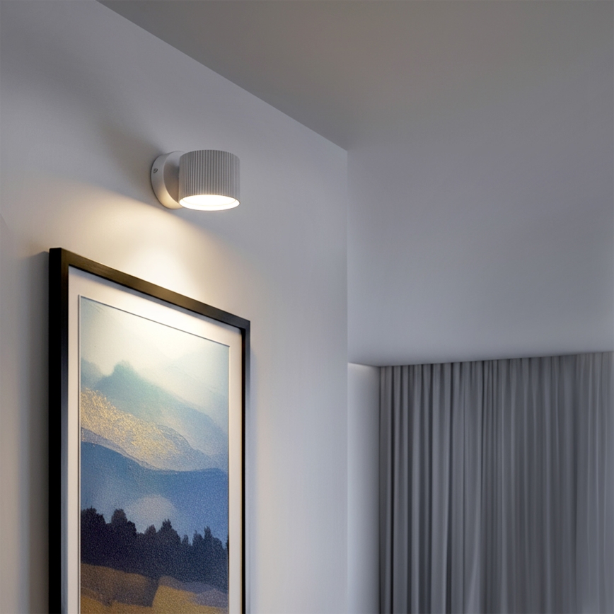 Brilagi - LED Aplique de pared orientable STRIPY 1xGX53/15W/230V blanco