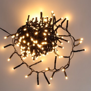 BRILAGI - LED Cadena navideña para exterior 200xLED 9m IP44 blanco cálido