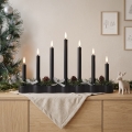 BRILAGI - LED candelero navideño 7xLED/2xAA negro