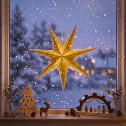 BRILAGI - LED decoración navideña LED/2xAA 60 cm estrella