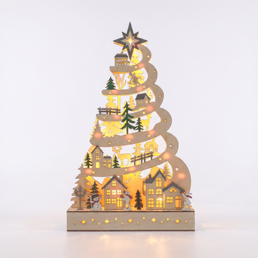 BRILAGI - LED decoración navideña LED/2xAA árbol de Navidad