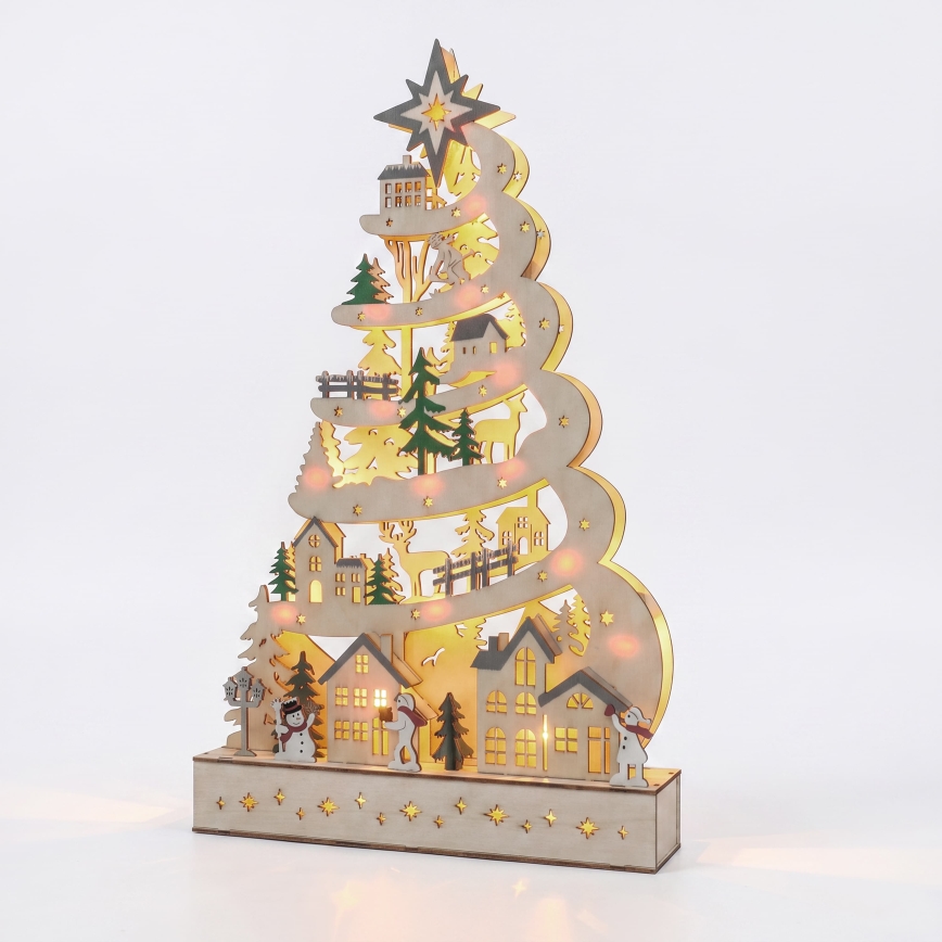 BRILAGI - LED decoración navideña LED/2xAA árbol de Navidad