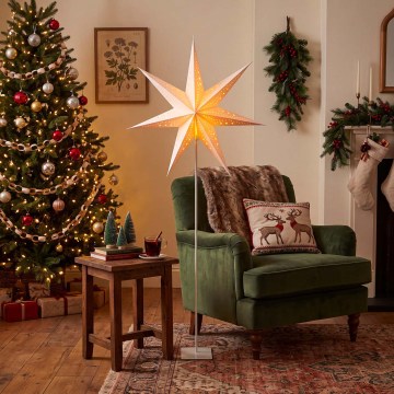 BRILAGI - LED decoración navideña LED/3xAA estrella de 60 cm