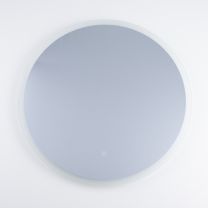 Brilagi - Espejo de baño LED BERNATE LED/19W/230V Ø 60 cm plateado IP44 CRI 90 regulable + CCT (temperatura de color ajustable)