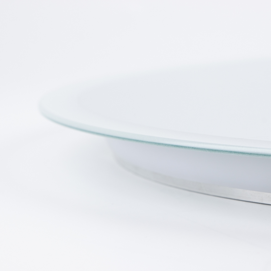 Brilagi - Espejo de baño LED BERNATE LED/19W/230V Ø 60 cm plateado IP44 CRI 90 regulable + CCT (temperatura de color ajustable)