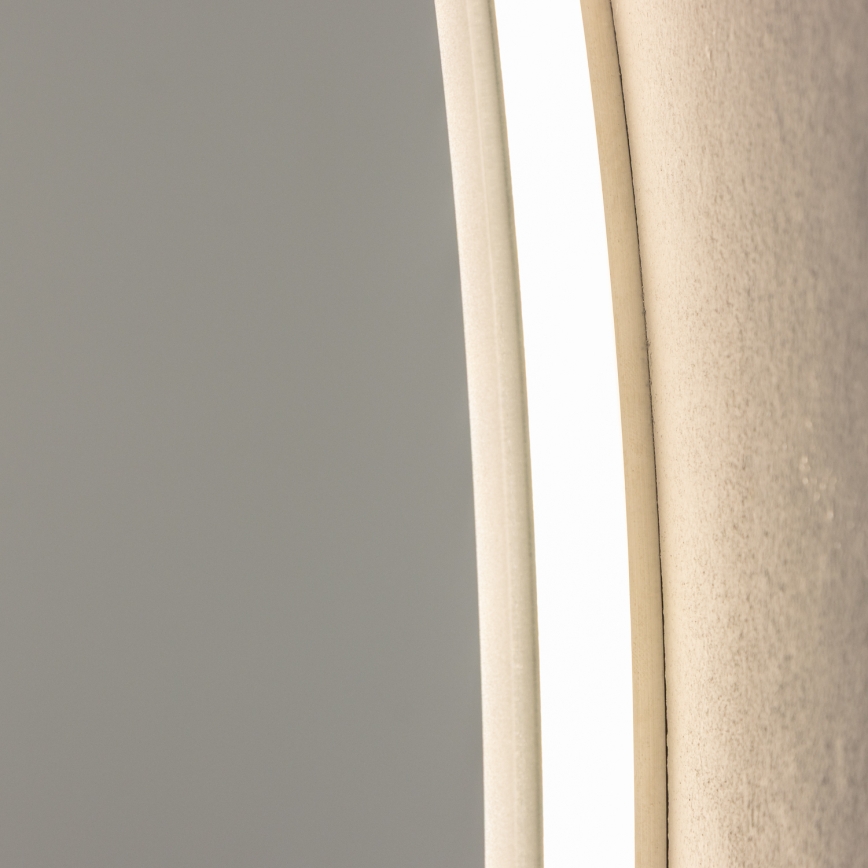 Brilagi - Espejo de baño LED BERNATE LED/19W/230V Ø 60 cm plateado IP44 CRI 90 regulable + CCT (temperatura de color ajustable)