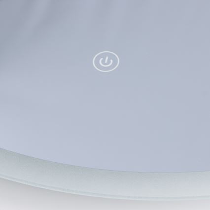 Brilagi - Espejo de baño LED BERNATE LED/19W/230V Ø 60 cm plateado IP44 CRI 90 regulable + CCT (temperatura de color ajustable)