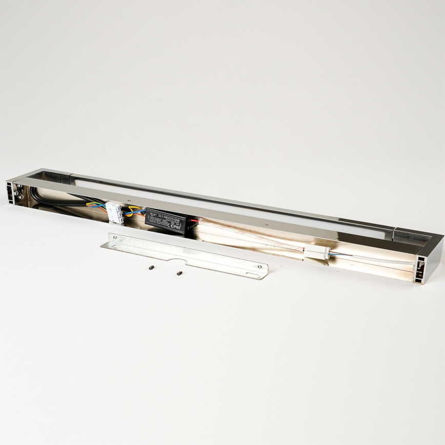 Brilagi - Iluminación LED para espejo de baño AQUA LINE LED/24W/230V 90 cm IP44 cromo brillante CRI 90