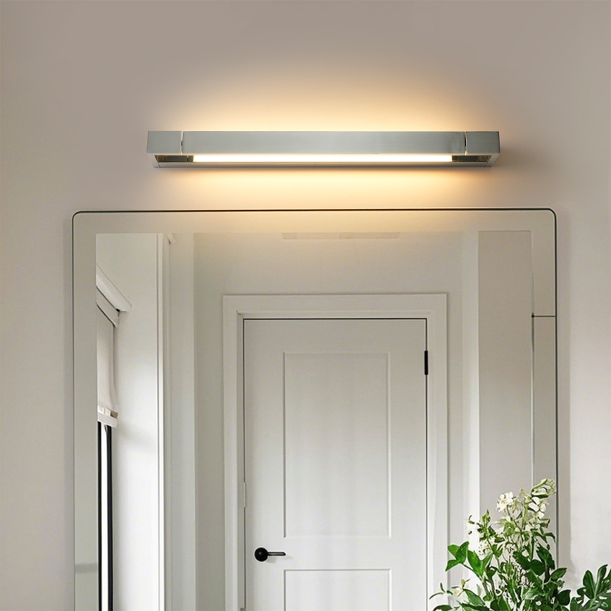 Brilagi - Luz LED para espejo de baño AQUA LINE LED/18W/230V 60 cm IP44 cromo brillante CRI 90