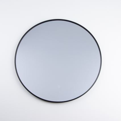 Brilagi - Espejo de baño LED NOVARA LED/19W/230V Ø 60 cm negro IP44 IRC 90 regulable + CCT