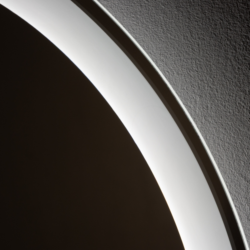 Brilagi - Espejo de baño con calefacción LED AVA PRO LED/18,5W/230V diámetro 60 cm IP44 IRC 90 regulable + CCT
