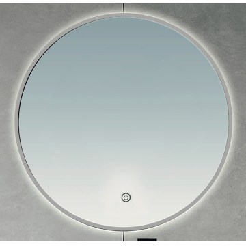 BRILAGI - LED Espejo de baño VENA SILVER LED/32W/230V diámetro 100 cm IP44 IRC 90 regulable + CCT