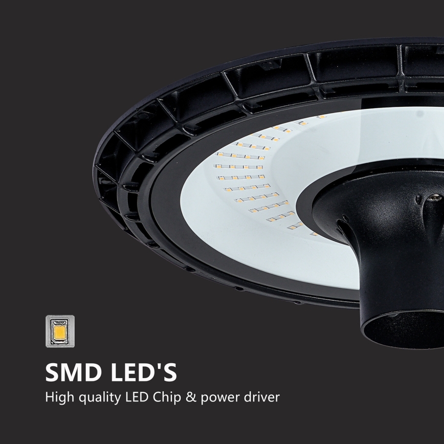 Brilagi - Lámpara LED de alumbrado público para exterior con poste de 3 m URBANSPARK LED/60W/230V, negro, IP65