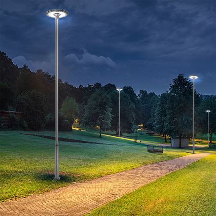 Brilagi - Farola LED exterior con poste de 5 m URBANSPARK LED/120W/230V antracita IP65