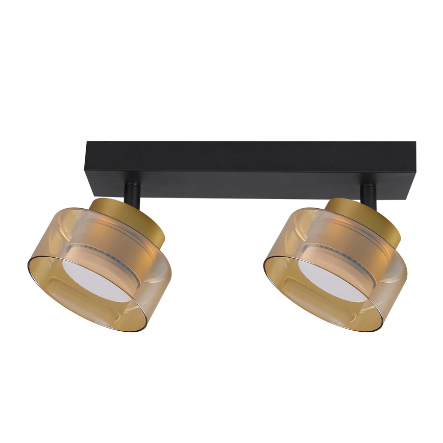 Brilagi - LED Foco AURA LUX 2xGX53/30W/230V negro/dorado