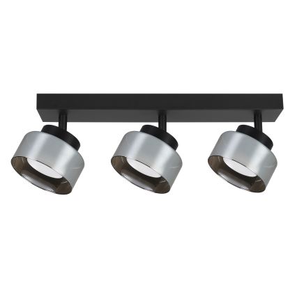 Brilagi - LED Foco AURA LUX 3xGX53/30W/230V negro/ahumado
