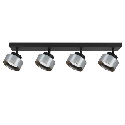 Brilagi - LED Foco AURA LUX 4xGX53/30W/230V negro/ahumado