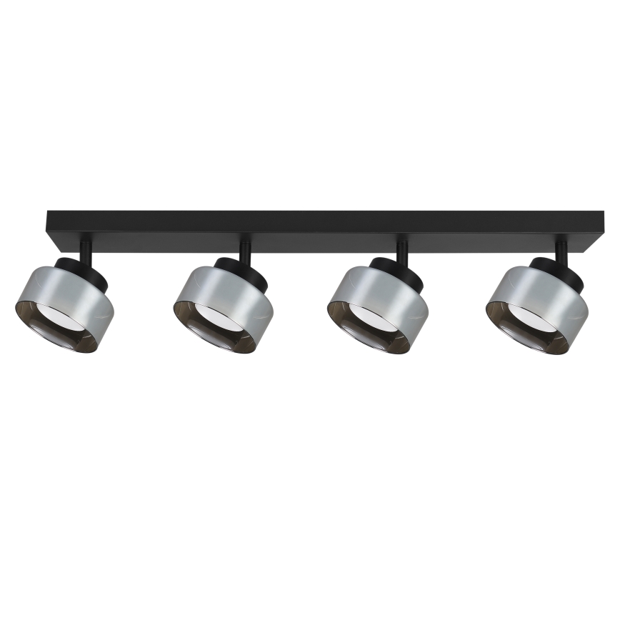 Brilagi - LED Foco AURA LUX 4xGX53/30W/230V negro/ahumado