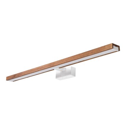BRILAGI - Iluminación LED para espejo de baño 3 en 1 WOODY MIRROR LED/15W/230V 80 cm IP44 blanco/roble cerezo