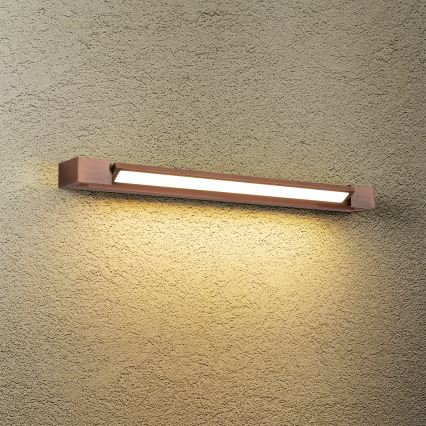 Brilagi - Iluminación LED para espejo de baño AQUA LINE LED/18W/230V 60 cm IP44 bronce CRI 90