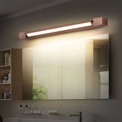 Brilagi - Iluminación LED para espejo de baño AQUA LINE LED/18W/230V 60 cm IP44 bronce CRI 90