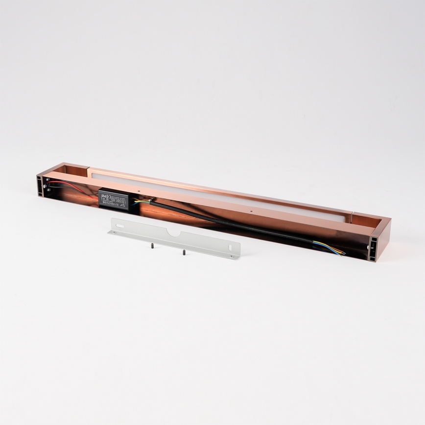 Brilagi - Iluminación LED para espejo de baño AQUA LINE LED/18W/230V 60 cm IP44 bronce CRI 90