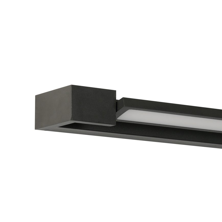 Brilagi - Iluminación LED para espejo de baño AQUA LINE LED/18W/230V 60 cm IP44 negro CRI 90