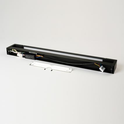 Brilagi - Iluminación LED para espejo de baño AQUA LINE LED/18W/230V 60 cm IP44 negro CRI 90