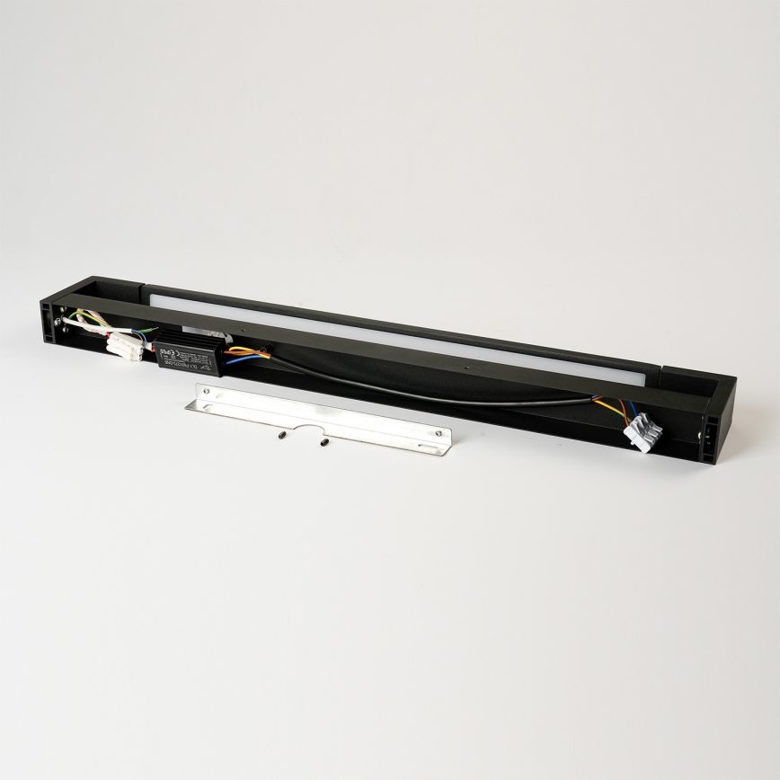 Brilagi - Iluminación LED para espejo de baño AQUA LINE LED/18W/230V 60 cm IP44 negro CRI 90