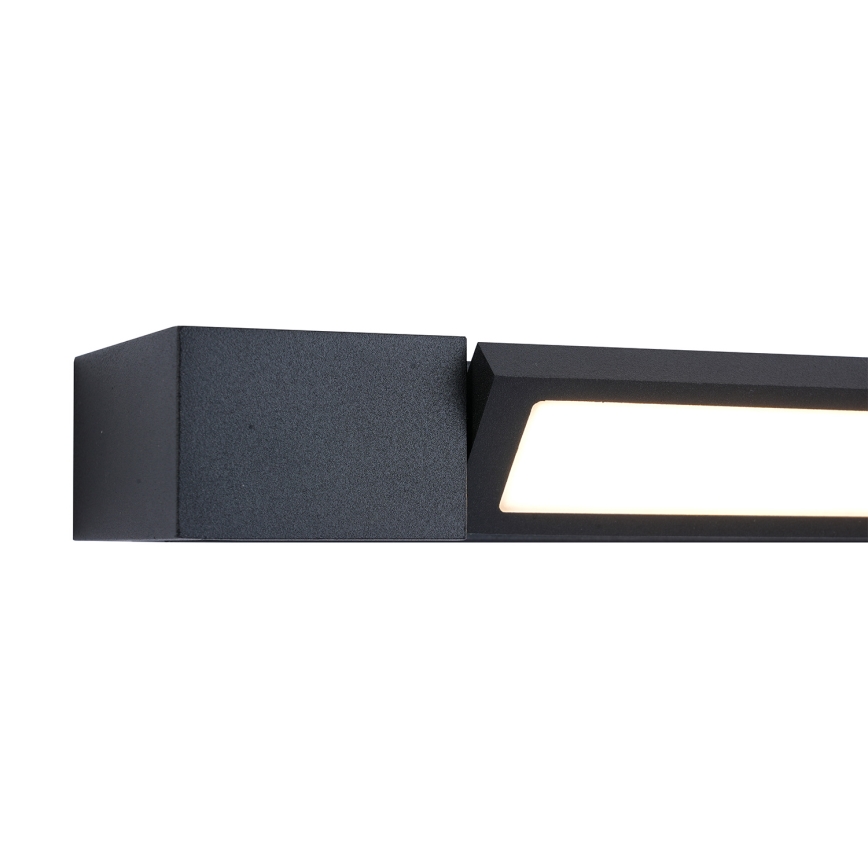Brilagi - Iluminación LED para espejo de baño AQUA LINE LED/24W/230V 90 cm IP44 negro CRI 90
