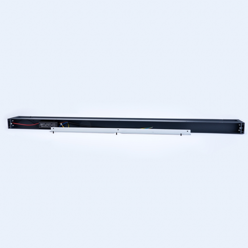 Brilagi - Iluminación LED para espejo de baño AQUA LINE LED/24W/230V 90 cm IP44 negro CRI 90
