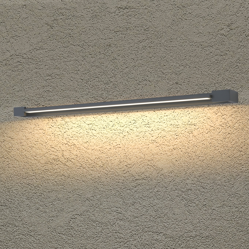 Brilagi - Iluminación LED para espejo de baño AQUA LINE LED/36W/230V 120 cm IP44 antracita CRI 90