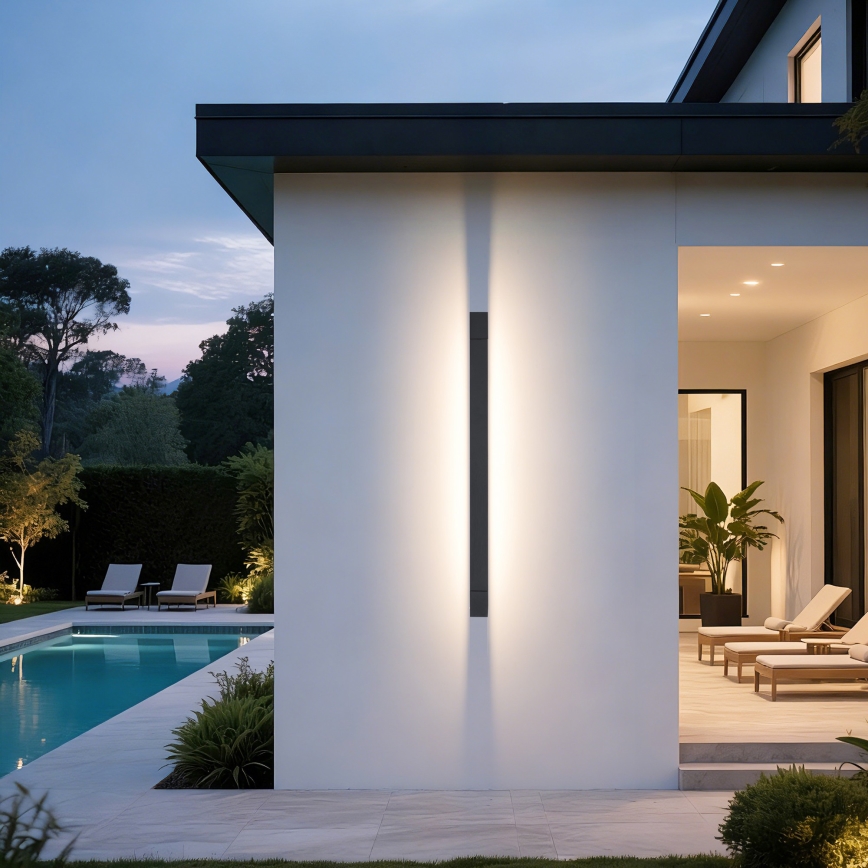 Brilagi - Iluminación LED para espejo de baño AQUA LINE LED/36W/230V 120 cm IP44 antracita CRI 90