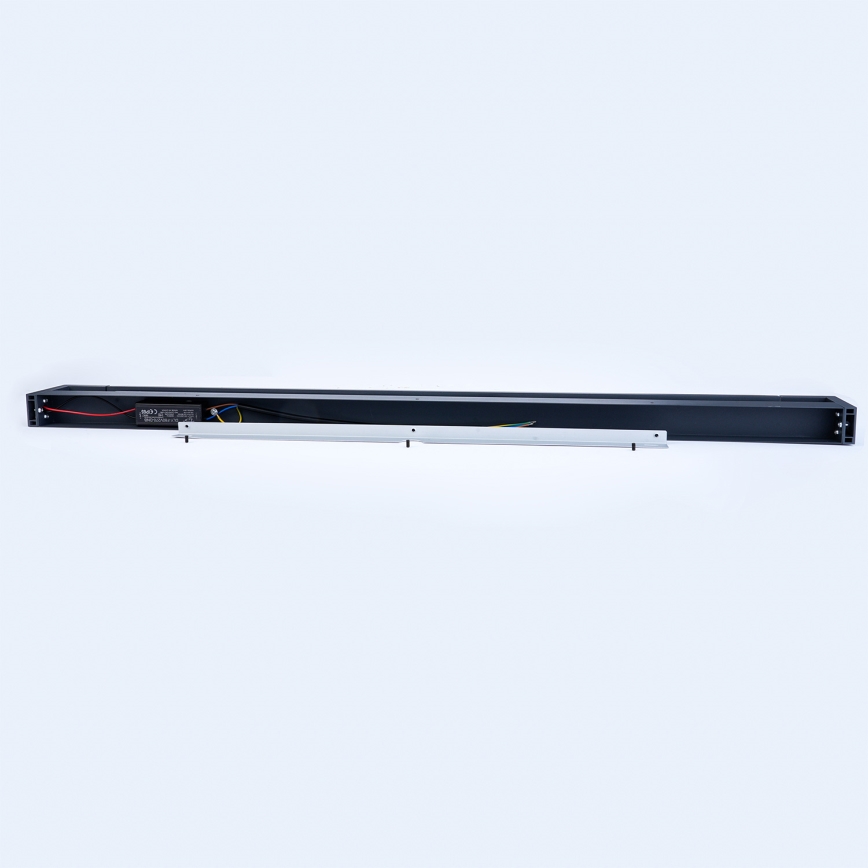 Brilagi - Iluminación LED para espejo de baño AQUA LINE LED/36W/230V 120 cm IP44 negra CRI 90