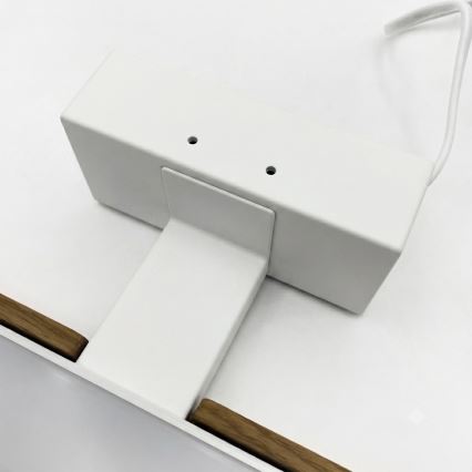 Brilagi - Iluminación LED para espejo de baño WOODY MIRROR 3 en 1 LED/12W/230V 60 cm IP44 blanco/roble nogal